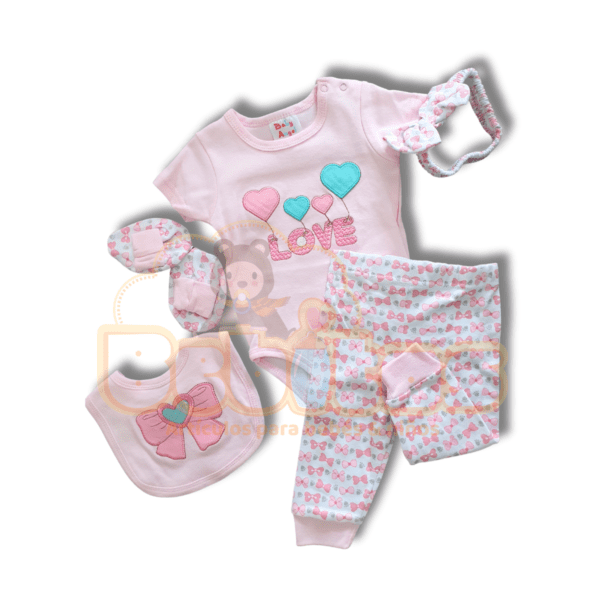 Conjunto de ropa de 5 piezas
