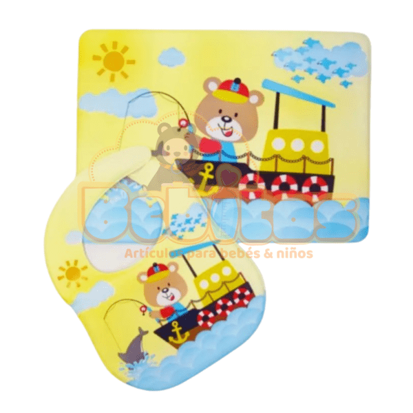 Set de babero + tapete para mesa
