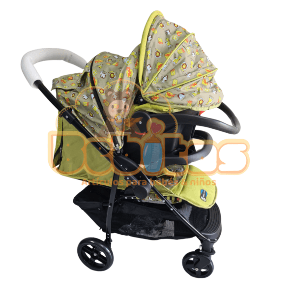 Coche con porta bebé y base para vehículo - Imagen 2