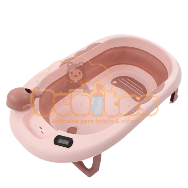Bañera plegable con termómetro - Imagen 4