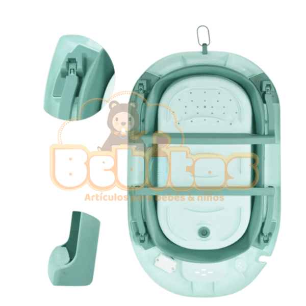 Bañera plegable con termómetro - Imagen 3
