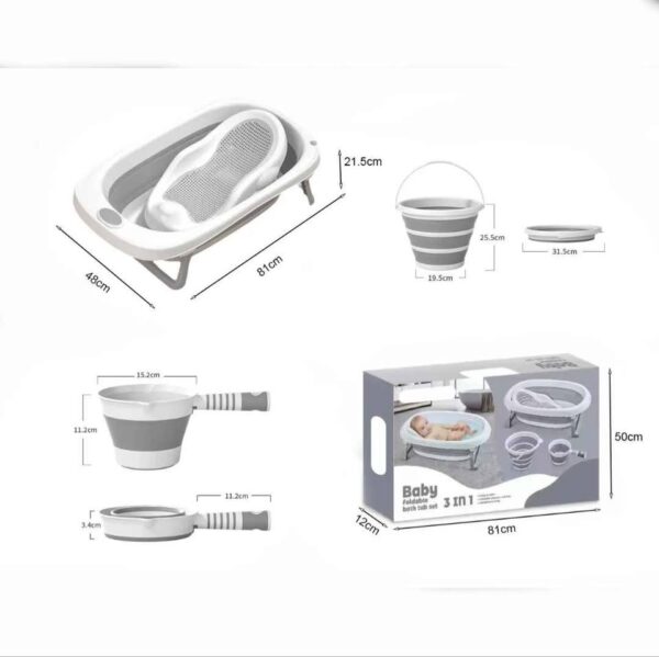Bañera plegable con accesorios - Imagen 2